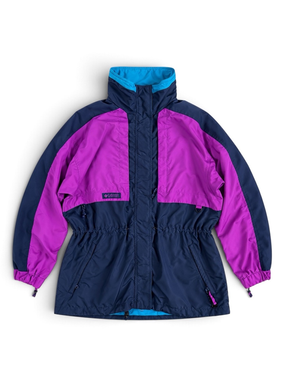 Columbia Vintage 90’s Wasatch Colorblock Ski Jacket Purple Teal XL